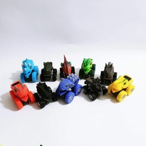 Dinosaur Monster Trucks Set of 10 Action Mouths (mt)